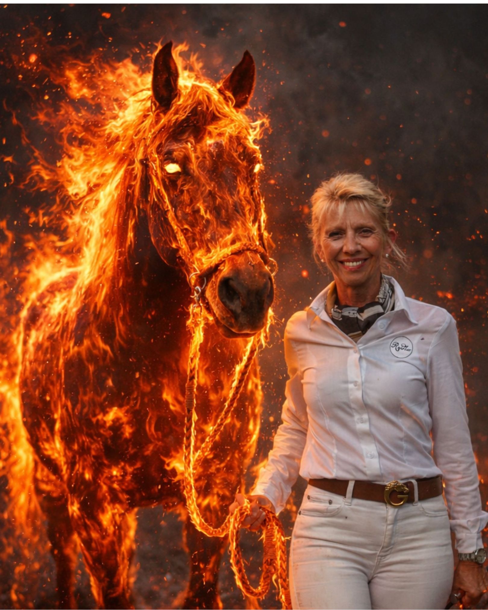 Connessione tra uomo e cavallo